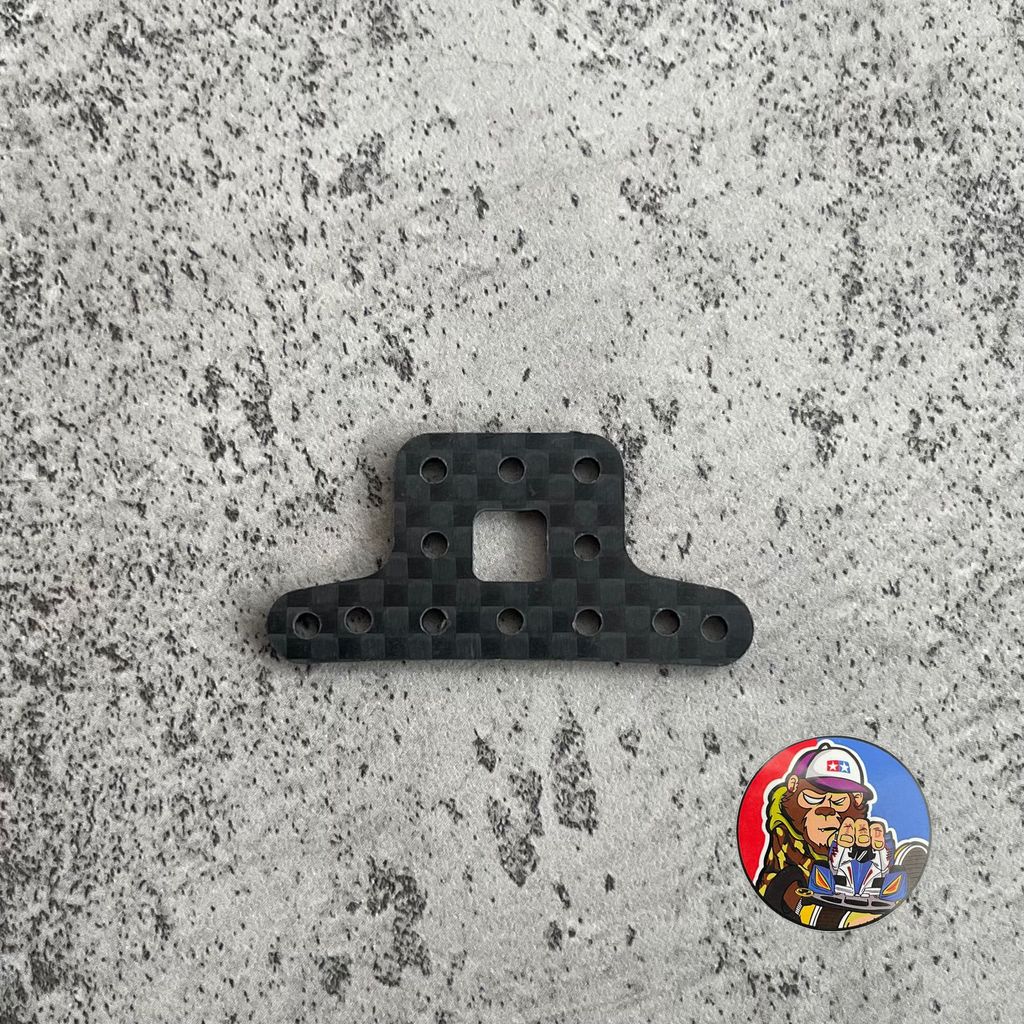 Tamiya HG Carbon Block Weight Carbon Plate - Rep Tamiya 15478