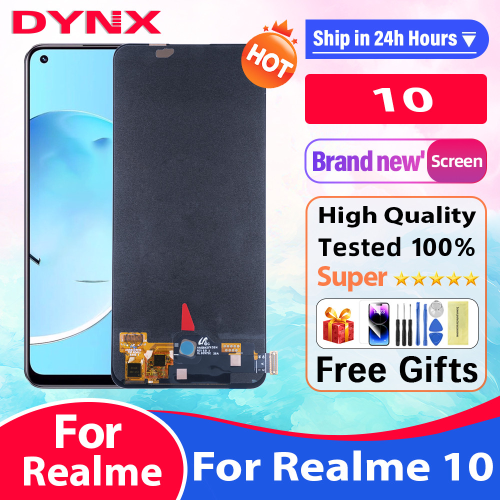 6.4''AMOLED Screen For Oppo Realme 10 4G RMX3630 LCD Display With Touch Screen Digitizer For Realme 