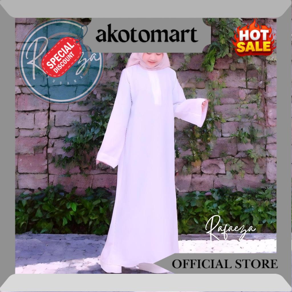 Rafaeza Basic abaya anak  / gamis anak polos / abaya turkey / Gamis syari anak muslimah Lebaran Cant