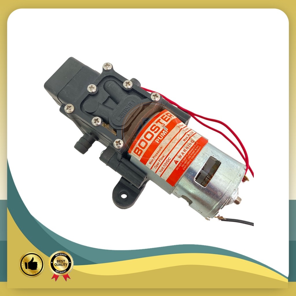 TERLARIS Booster Mini Pump Non Cover – Dinamo Sprayer Elektrik | Pompa Air Tekanan Tinggi
