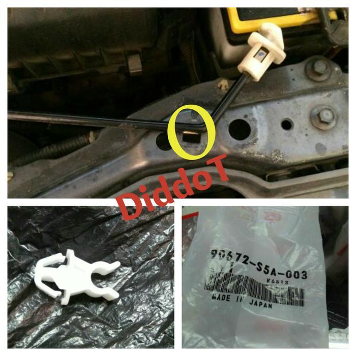 Klip penahan kap mesin honda jazz GE8 QUALITY