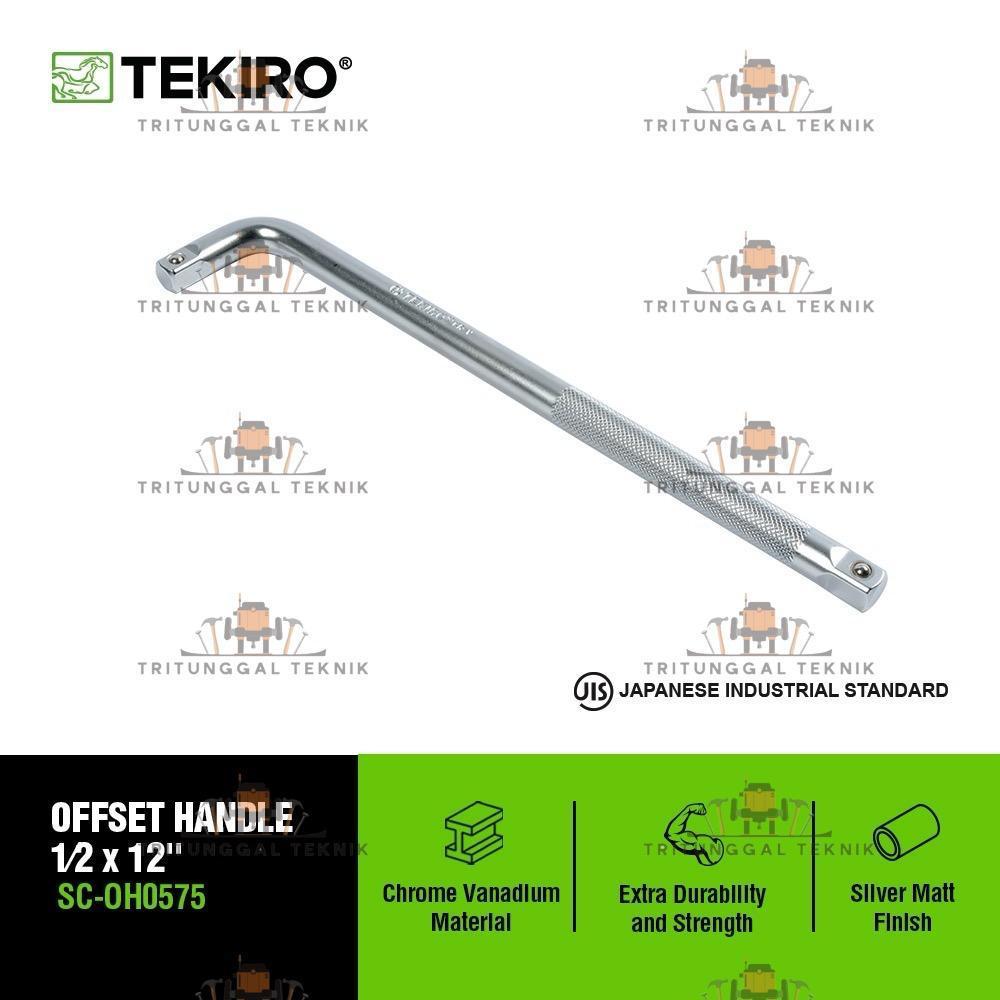 Tekiro Gagang Kunci Shock L 1/2"x12" L Handle Kunci Gagang Sock Sok Offset Handle 1/2" Original Term