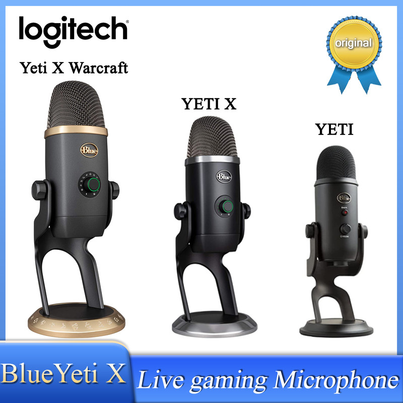 Logite Blue Yeti X USB Microphone Simple Packages Live Gaming Professional Condenser Metering With W