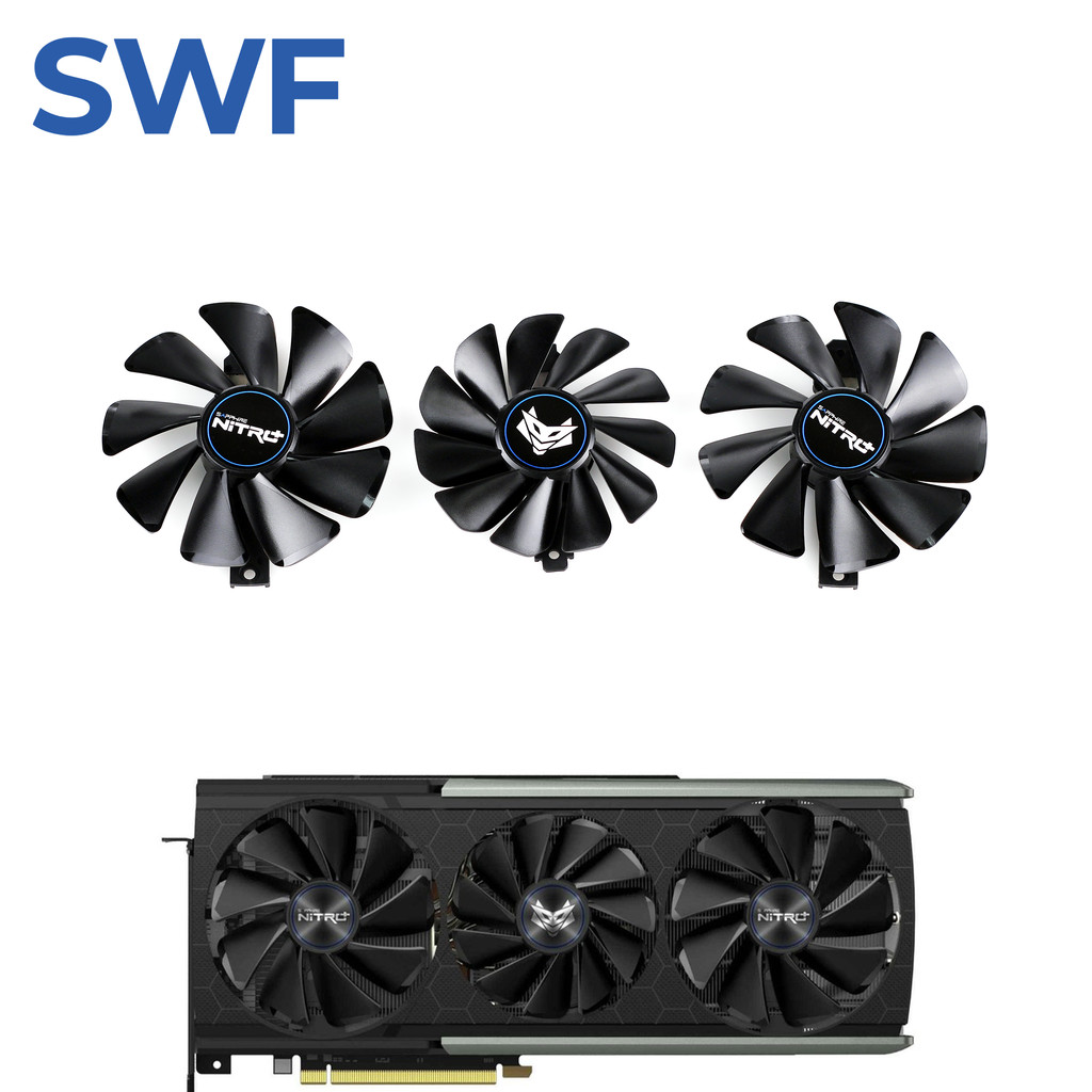FD10015M12D FDC10H12D9-C RX 5700 Cooling Fan For Sapphire RX 5700 XT 8GB NITRO Graphics Card Cooler 