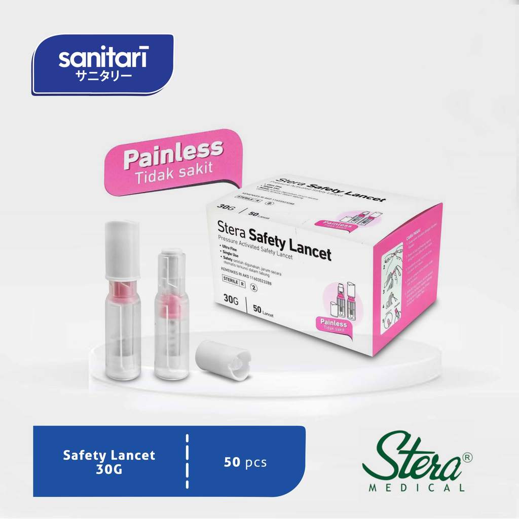 Safety Lancet Stera isi 50s Painless Safety Lancet Stera Painless isi 50s Safety Lancet Painless Ste