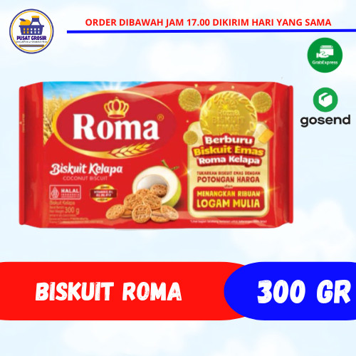 Biskuit Roma Kelapa 300 Gram Pusat Grosir
