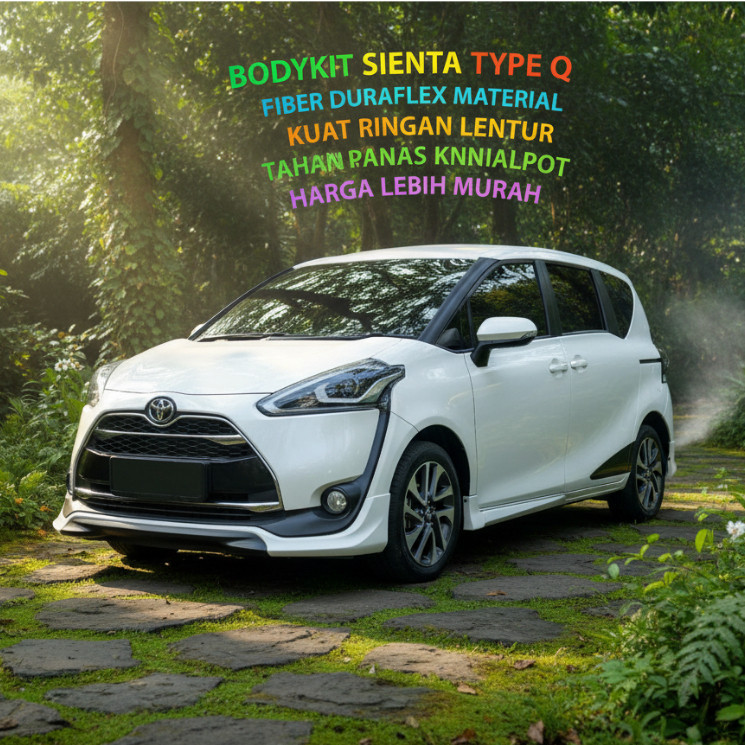 Variasi bodikit BODYKIT sienta type q bodikit sienta bodikit toyota sienta type q