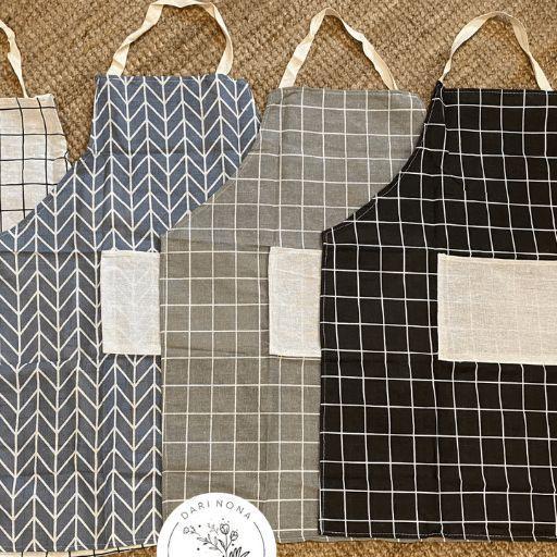 Celemek Apron Masak Hitam