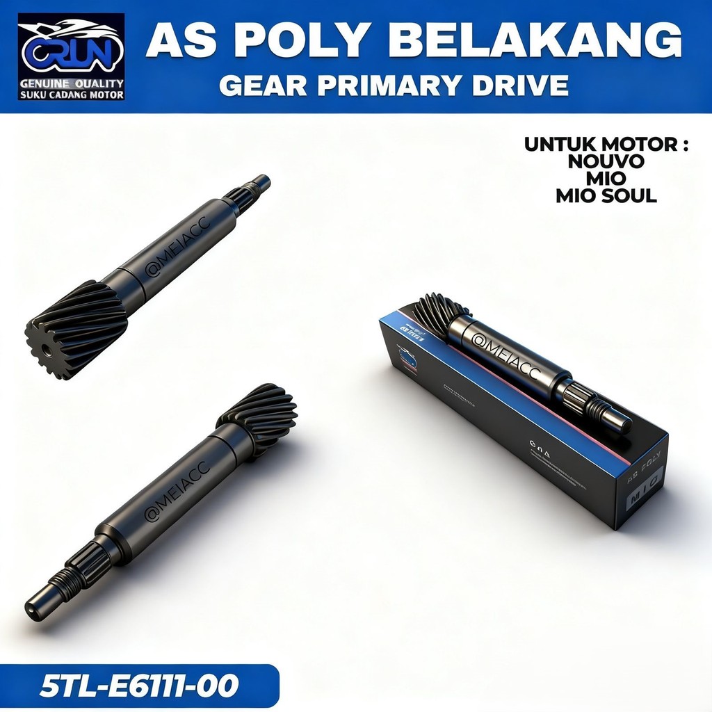 CRUN As Poly Yamaha MIO  As Pully / As Pulley MIO SOUL MIO NEW MIO SMILE NOUVO Z 5LW-E6111-00