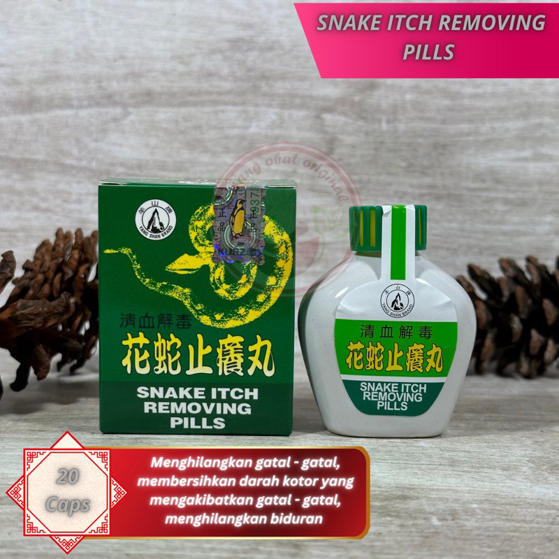 Promo hari ini ditoko kami Snake Itch Removing Pills - Obat Gatal Herbal Alami