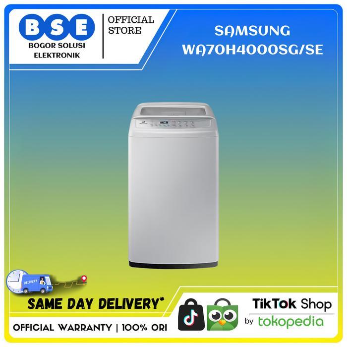 SAMSUNG MESIN CUCI TOP LOADING 7KG WA70H4000SG/SE | WA70H4000SG | WA70