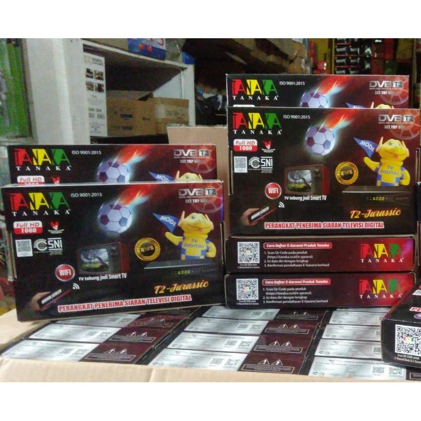 SET TOP BOX STB TANAKA JURASSIC TV DIGITAL DVB T2 ORIGINAL RECEIVER TV DIGITAL