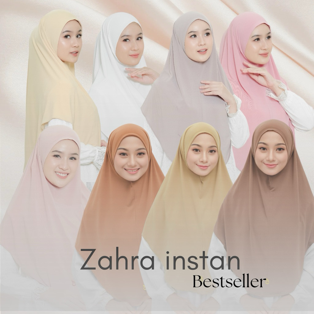 Daff Hijab - Zahra Bergo Hijab Instan Jersey Premium