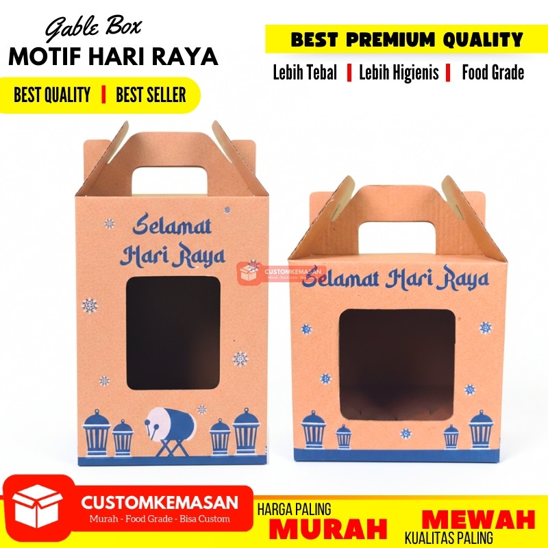 Gable box idul fitri/gable box/dus hampers lebaran idul fitri/box idul fitri hampers