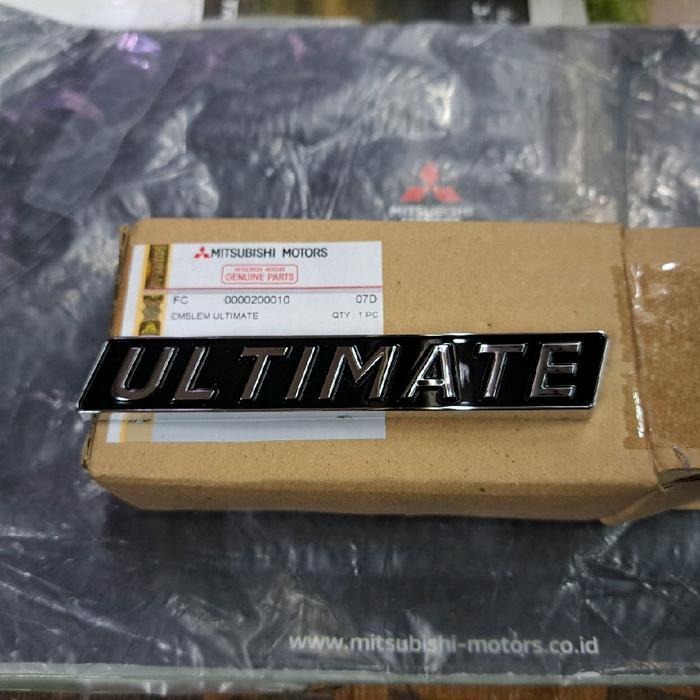 Emblem Mark ULTIMATE Asli Mitsubishi New Pajero Sport 2021 2025