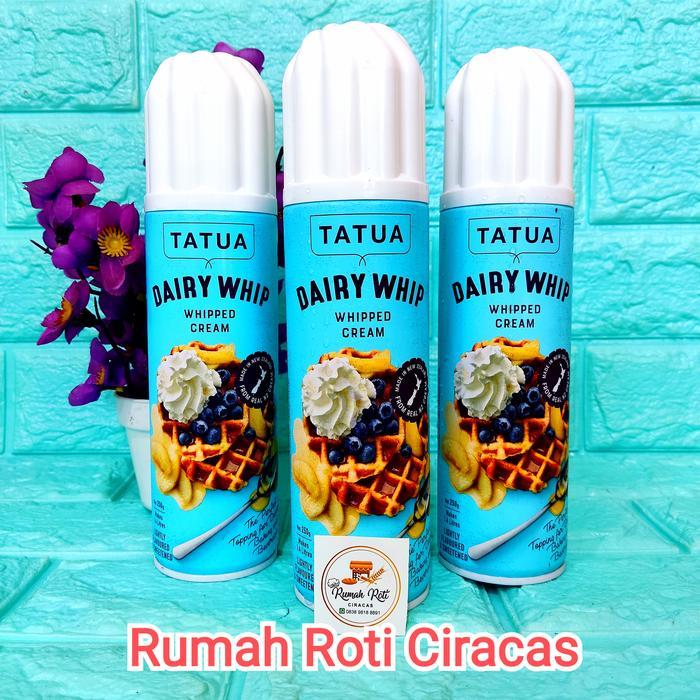 AEROSOL TATUA WHIPPING CREAM 250GR SEMPROT PENCET DAIRY KRIM 250 GR