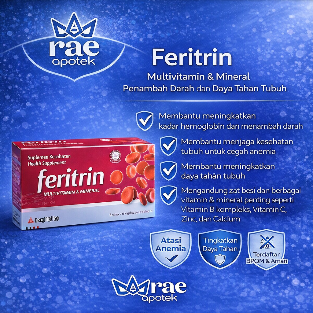 Feritrin Tablet Tambah Darah 1 Box