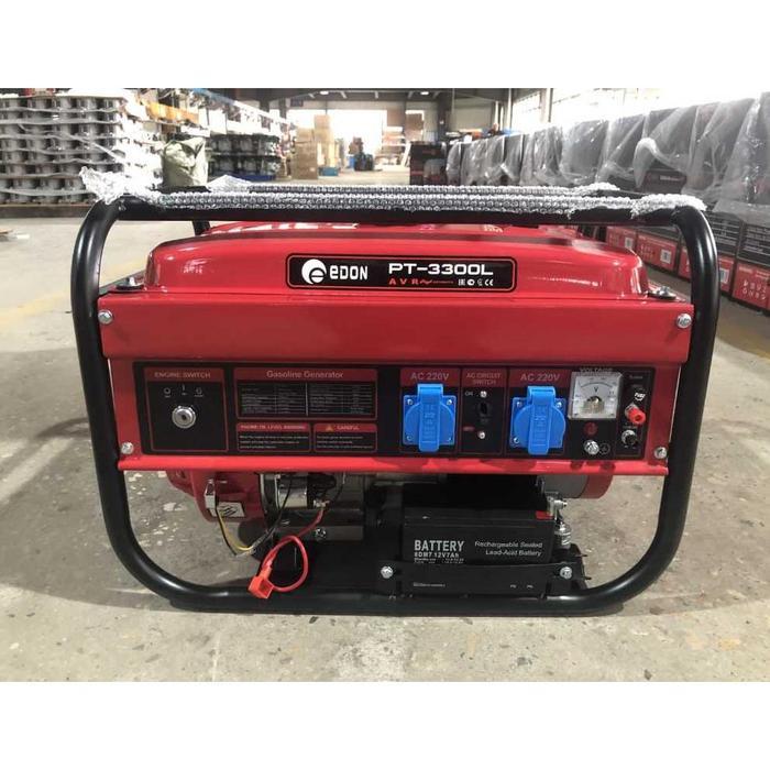 Genset 3000 max 3300 watt EDON PT 3300 Genset bensin Edon / izumi Gasoline Generator Generator Bensi