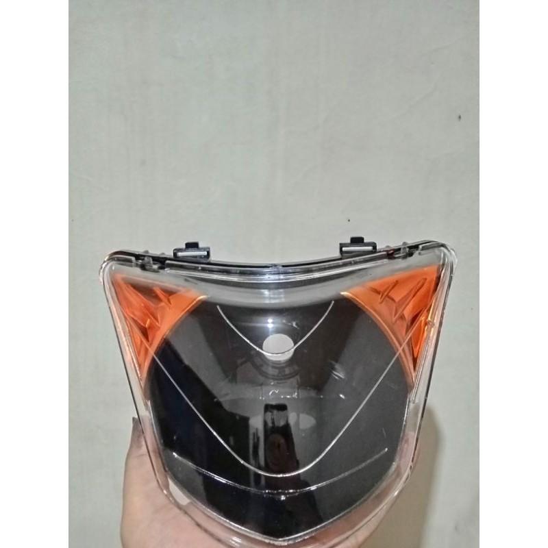 Reflektor Lampu Depan Jupiter MX old biled projie Hitam Oranye Fulset