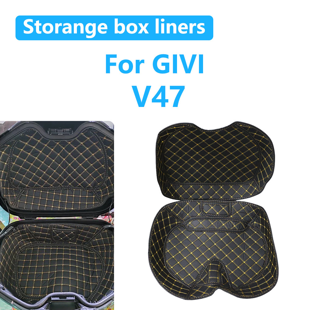 For GIVI V47 Motorcycle Rear Trunk Inner Cushion Seat Bucket Storage Luggage Box Liner Pad Rear Tail