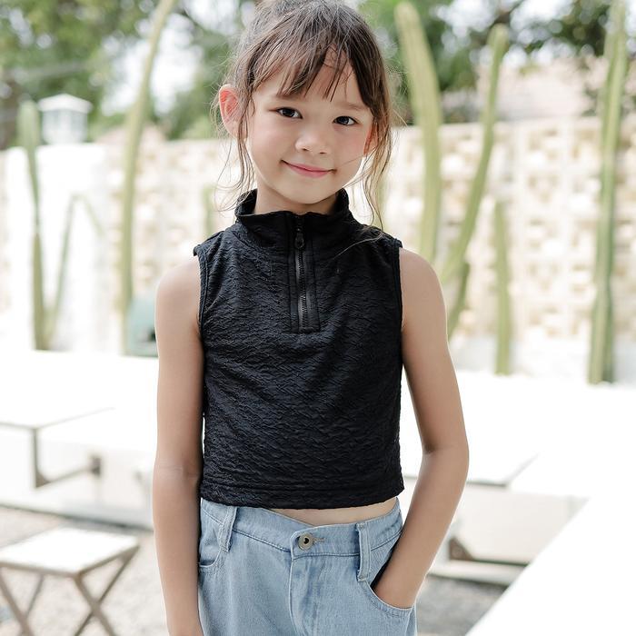 ZIEL KIDS -  Nadine Crop Top / Atasan Anak Perempuan / Atasan Anak Crop / Crop Anak Perempuan / Baju