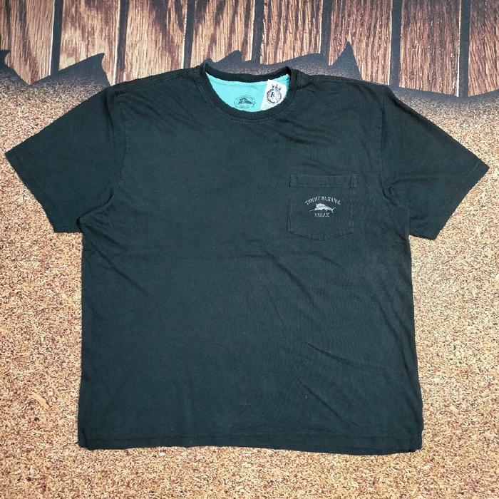 tshirt pria TOMMY BAHAMA RELAX made in PERU kaos pendek pria hitam casual size XL