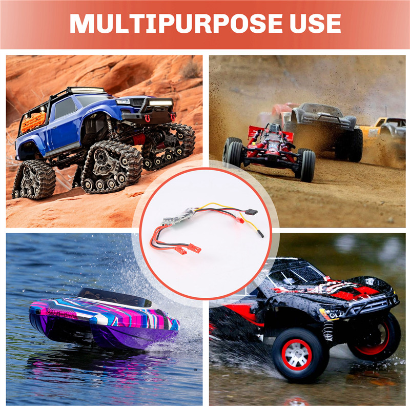 AS96-Dual Way Birectional Brushed Esc 2S-3S Lipo 5A Esc Speed Control For Rc Model Boat/Tank 130 180