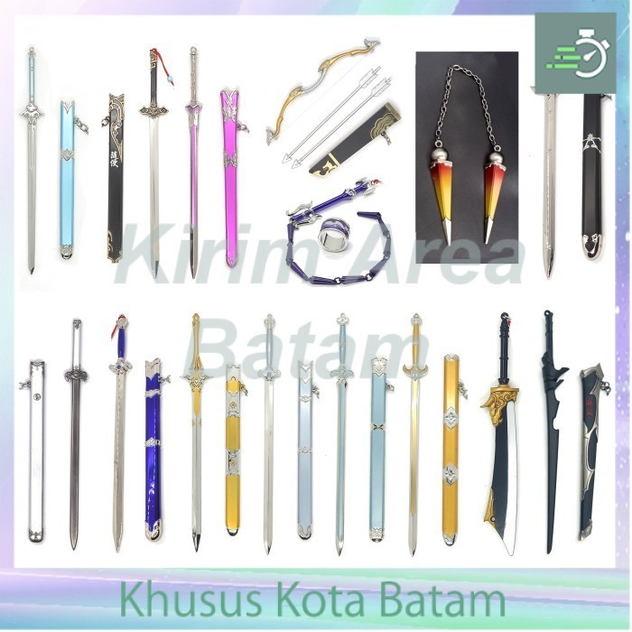 gantungan kunci pedang 22 cm mo dao zu shi mdzs wuxian wangji suibian bichen