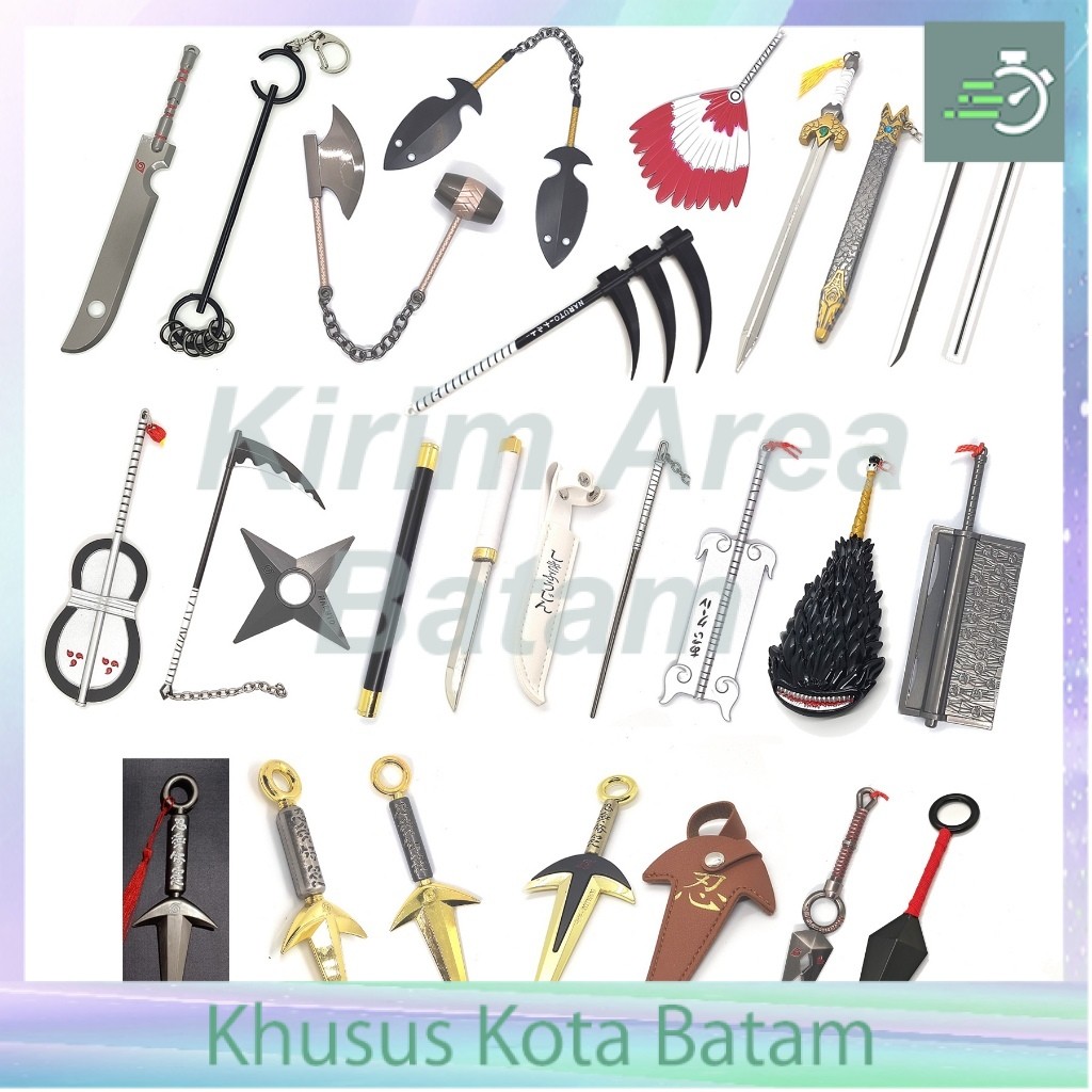 Kunai besi 22 cm anime naruto minato yondaime