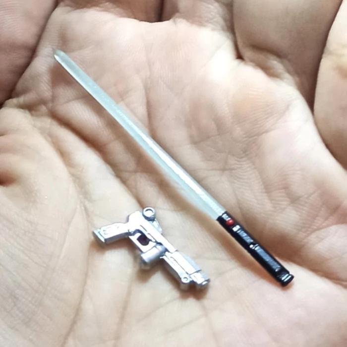 Diorama Miniatur Custom Weapon shodo sword Bio Robo Aksesoris Figure