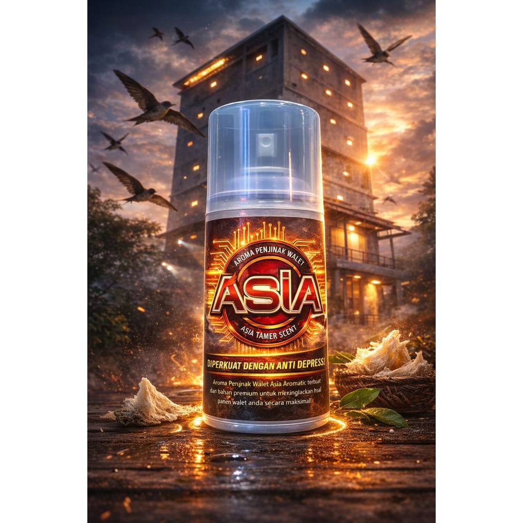 Aerosol Asia Tamer 250 Ml / Master Aroma Walet Sejagat Pemikat Pengharum Walet Hama / Parfum Master 
