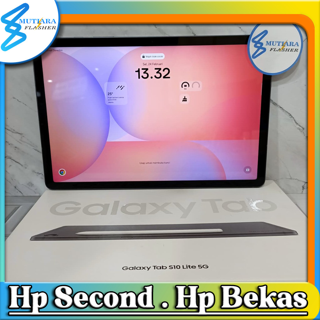 Samsung Galaxy Tab S10 Lite 5G Ram 6 Rom 128GB Second Original Flasher Store