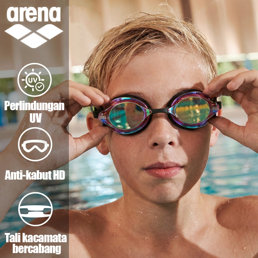 ARENA Kacamata Renang Swim Goggles Anti Air Anti Kabut - Profesional Pria Wanita AGG-280M Kacamata R