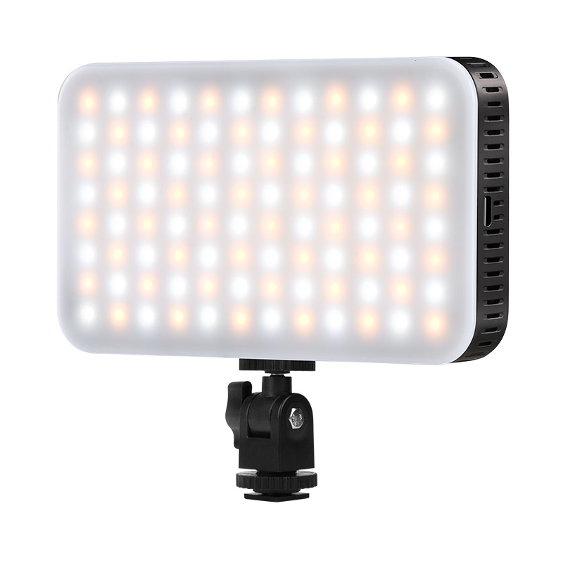 LED Video Light for DSLR Camcorder Smartphone, Vlog Live Streaming Lighting Stuo Lamp, Fits Ordro, C