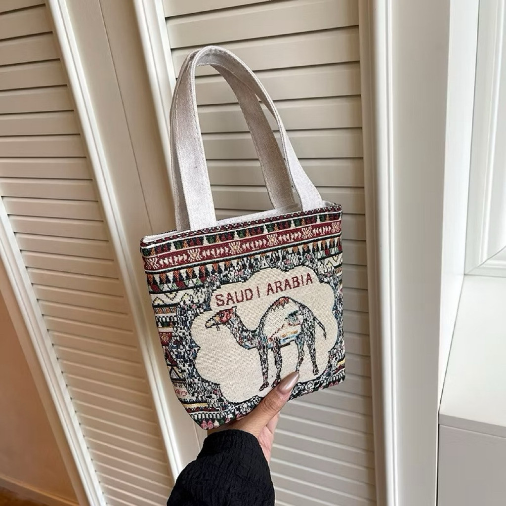 mini handbag kanvas tas unroh haji oleh oleh makkah madinah - tas thailand mini - tas bangkok - oleh