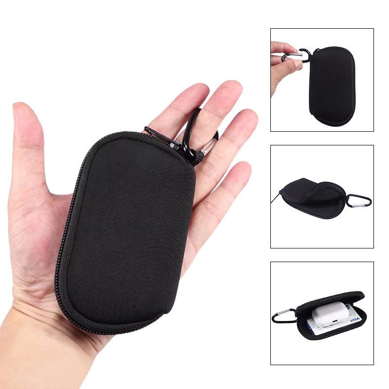 Mini Nylon Fabric For Airpods Pro 2 3 2 1 Case For Samsung Galaxy Buds FE Buds Pro Buds2 Pro Live wi