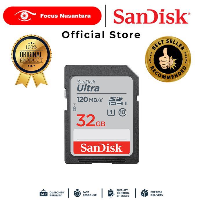SANDISK Ultra SDHC Class 10 32 GB (120 Mbps)
