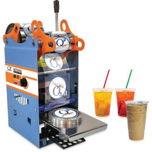Mesin press tutup gelas cup sealer age lock 22oz dan q2 - Q2