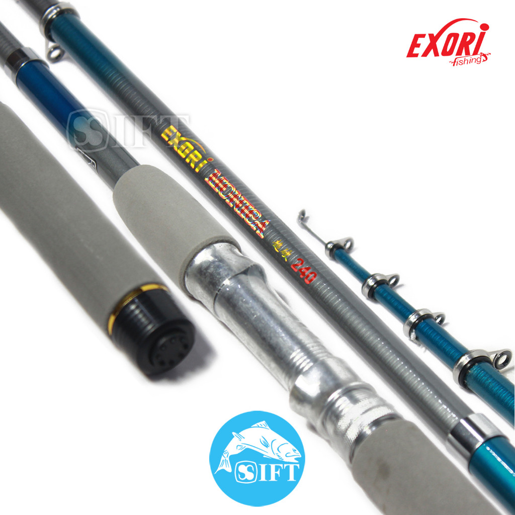 Joran EXORI MONICA 240CM | Kolam Sungai Muara Danau Tambak Teleskopik | SM Fishing Store