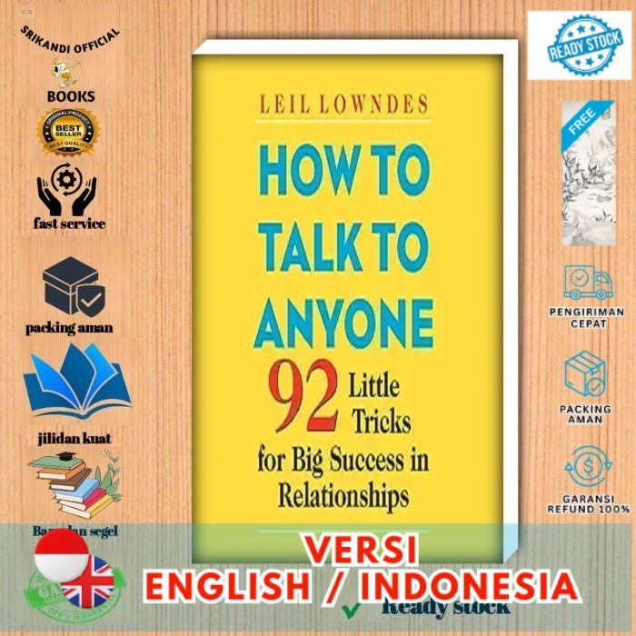 Free Borkmark*how to talk to anyone by leil lowndes  (Versi Indonesia)