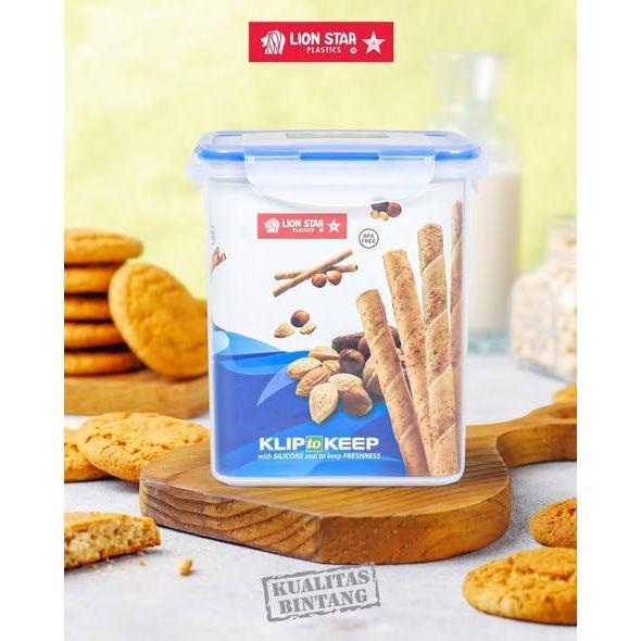 BUNTON Lion Star KP-81 Klip To Keep 2203 Kotak Makan 2.8 Liter Food Container Kedap Udara BPA Free W