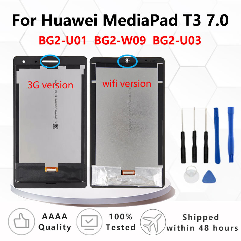 OEM For Huawei MeaPad T3 7 BG2-W09 BG2-U01 BG2-U03 3G/WIFI LCD splay Tou Screen Panel gitizer Tablet