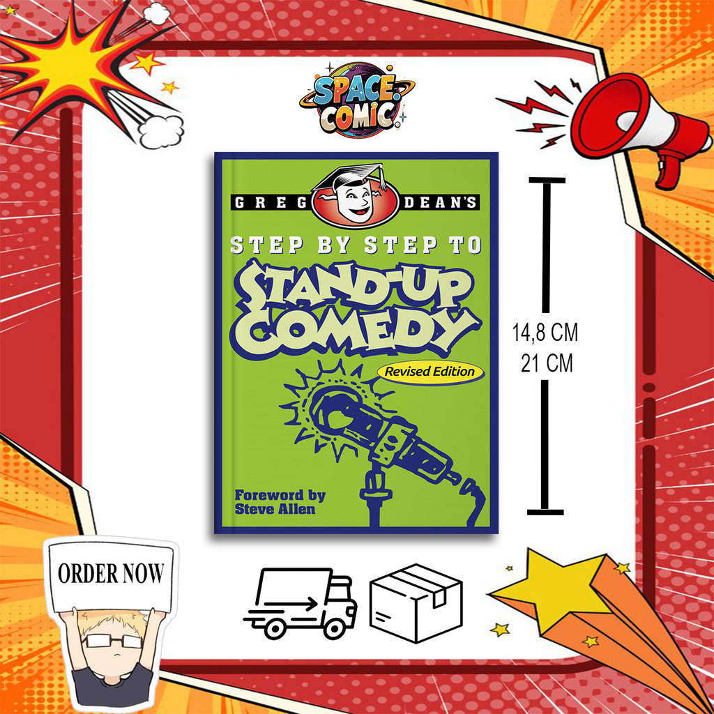 Step by Step to Stand-Up Comedy - Revised Edition by Greg Dean (English Version) - AlineBooks
