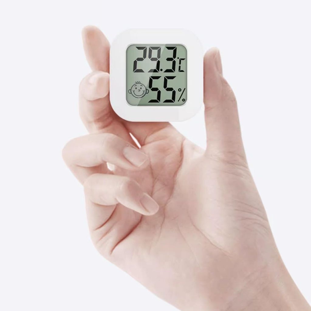 Termometer Digital Elektronik LCD Mini, Higrometer, Pengukur Kelembaban Rumah Tangga Xiaomi, Suhu Pi