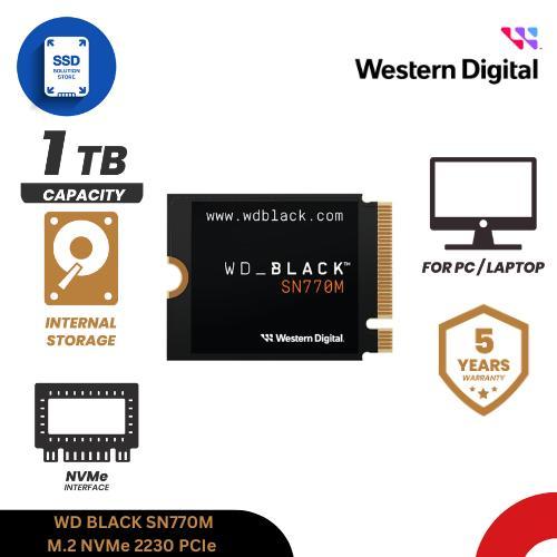 SSD WD BLACK SN770M 1TB - M.2 NVMe 2230 - Garansi 5 Tahun- DHI
