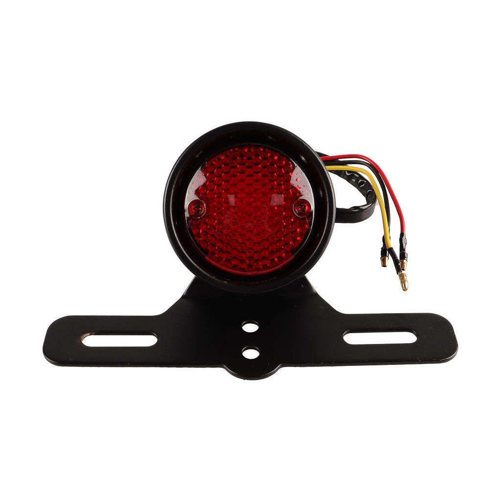 Lampu Belakang LED untuk Chopper Bobber Cafe Racer, Lampu Rem Belakang Motor, Lampu Stop, Aksesoris 