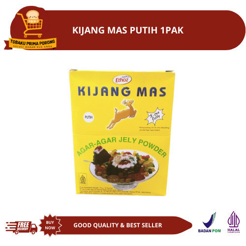 KIJANG MAS PUTIH 1PAK / 1LUSIN / AGAR-AGAR KIJANG MAS-