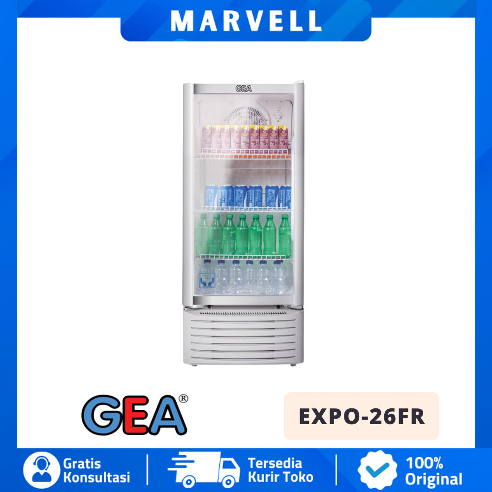 SHOWCASE GEA EXPO-26FR LEMARI PENDINGIN MINUMAN