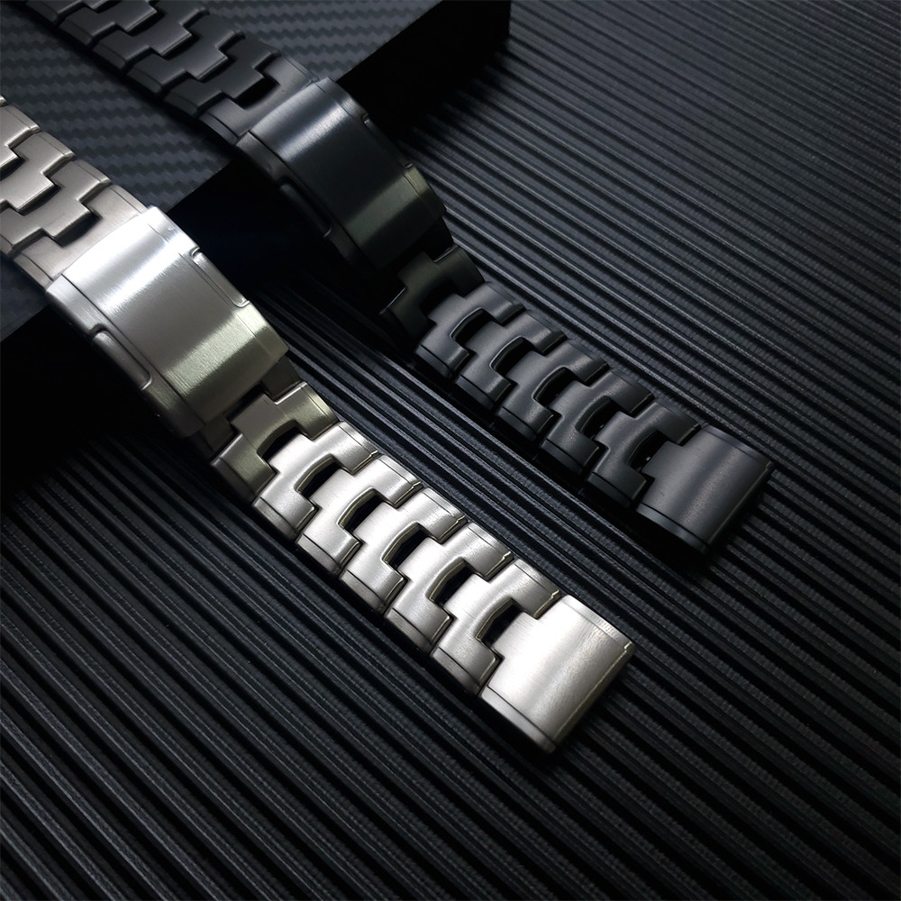 26mm 22mm Titanium Strap For Garmin Fenix 8 E 47mm5/5X/5XPlus/3 Quickfit Metal Release Wat Band For 
