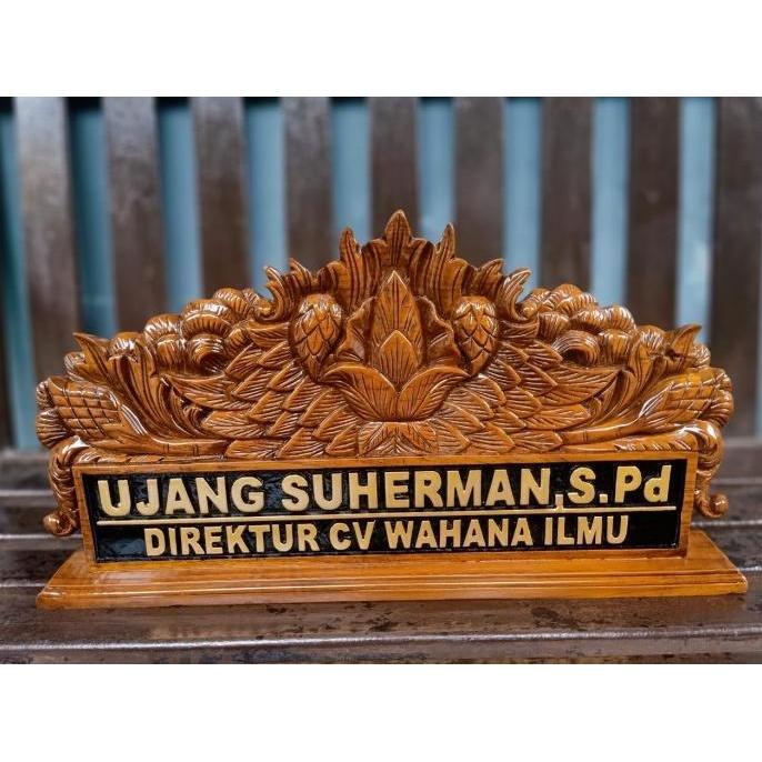 ready PAPAN NAMA / PAPAN NAMA MEJA UKIR / PAPAN NAMA MEJA KANTOR /